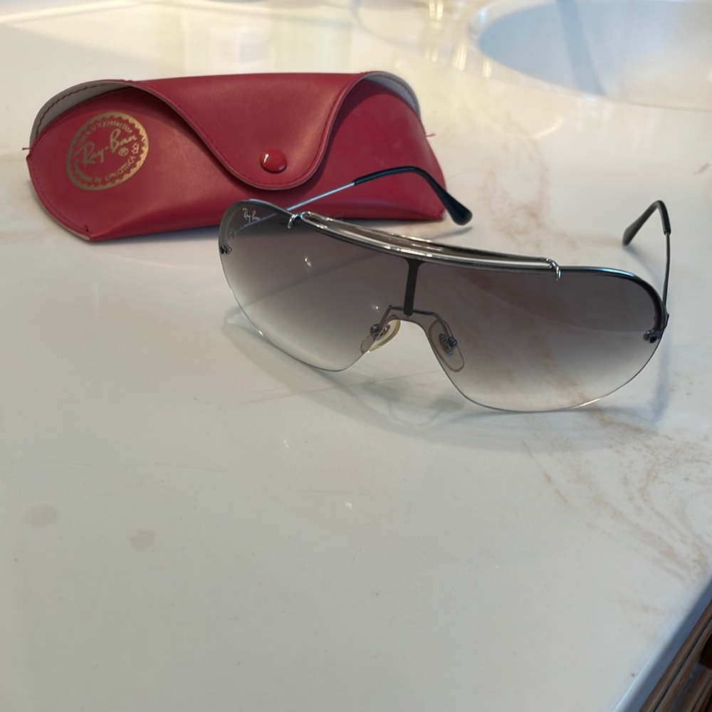 Rayban wraparound style  glasses